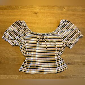 Wild Fable Multicolor Striped Top